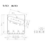 BS-TC1S-N Plate ด้านข้างปาด